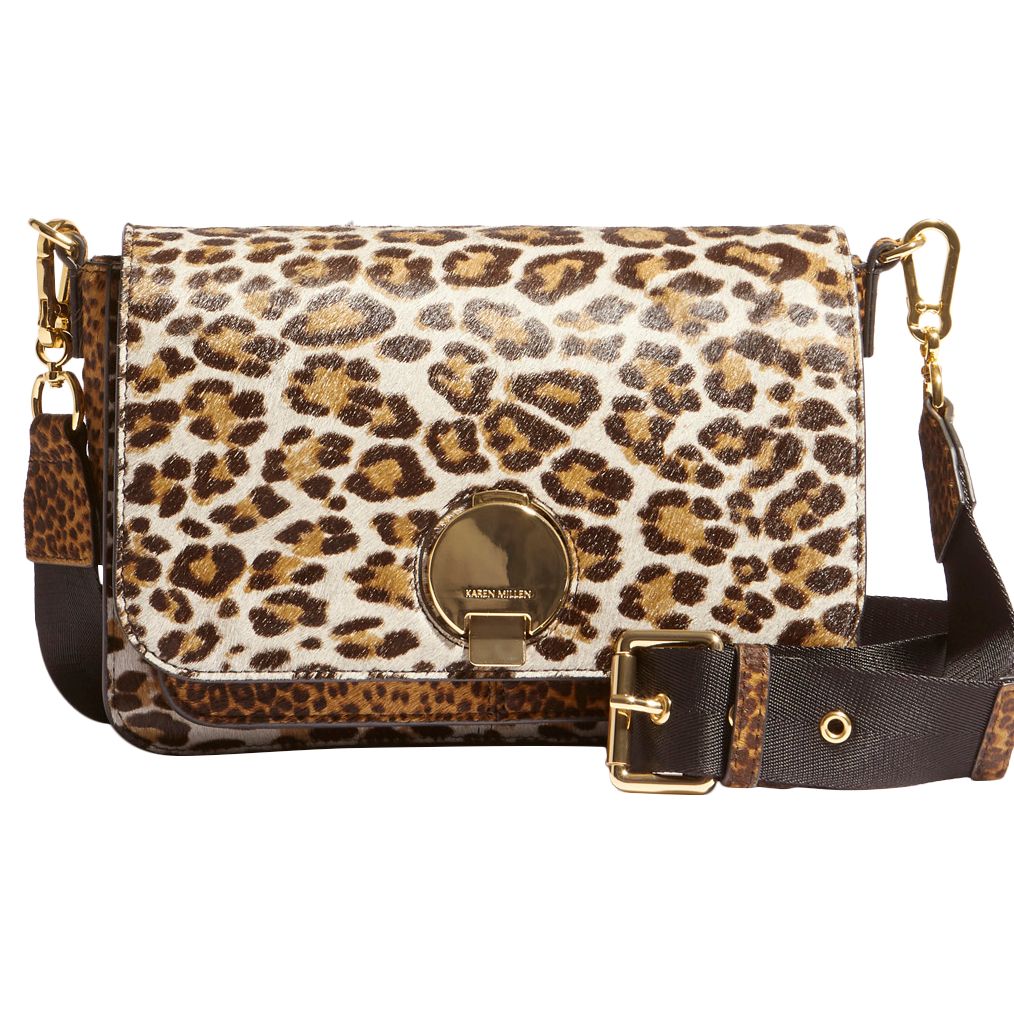 karen millen leopard print bag