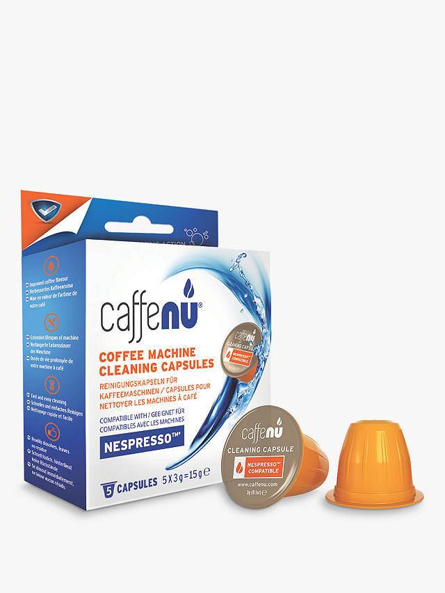 Caffenu Coffee Machine Cleaning Capsules, Pack of 5 x 3g
