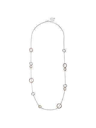 Adele Marie Circle Chain Necklace, Multi