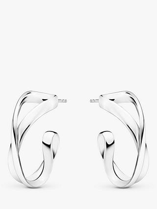 Georg Jensen Infinity Drop Earrings, Silver
