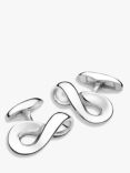 Georg Jensen Infinity Cufflinks, Silver