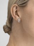 Georg Jensen Infinity Drop Earrings, Silver