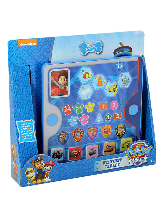 PAW Patrol Learning Tablet Touch A Game Mode Then Listen To Question And Touch 