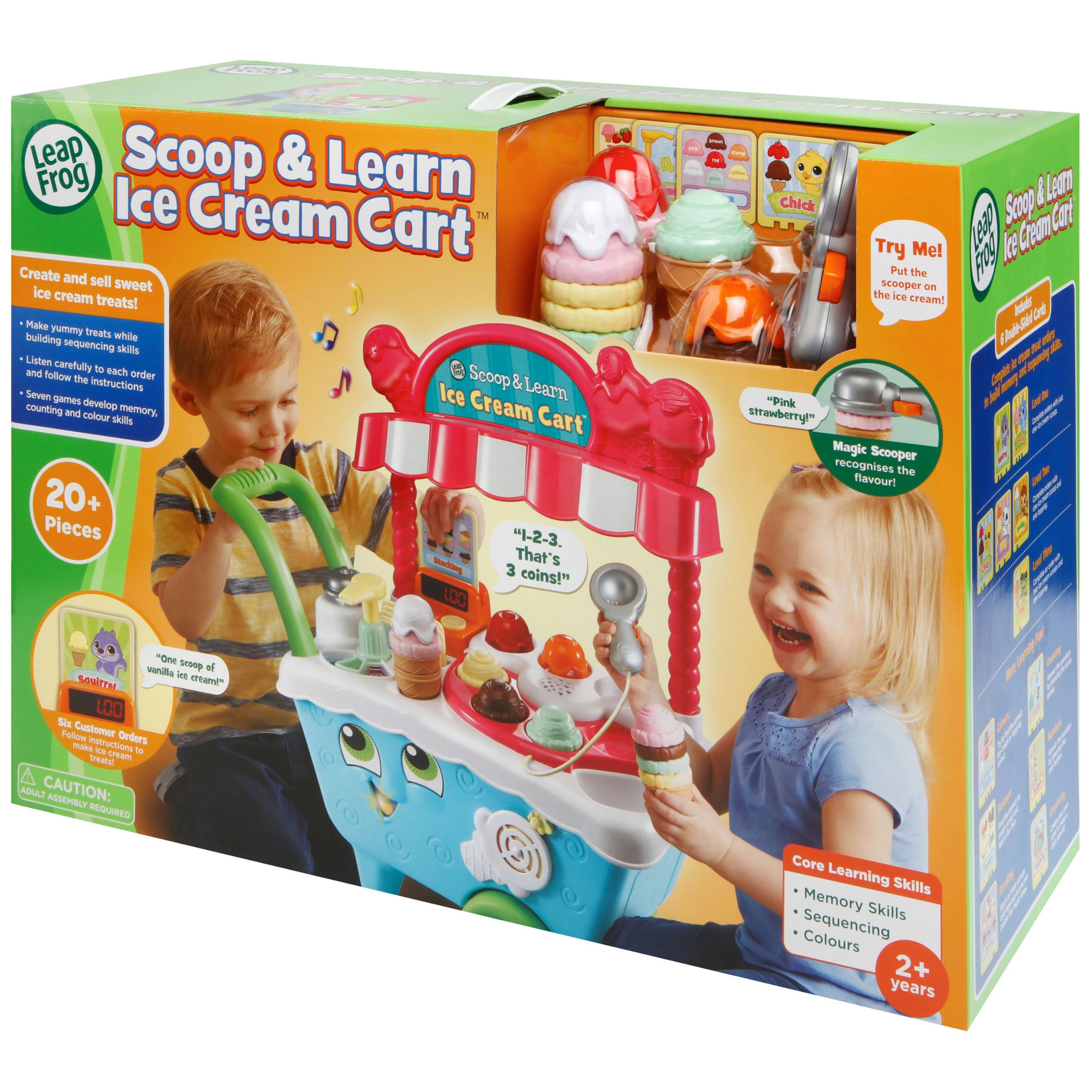 leapfrog scoop learn ice cream cart