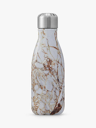 S'well Calacatta Gold Marble Vacuum Insulated Drinks Bottle, 260ml