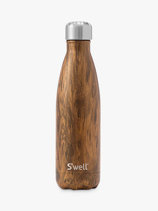S'well Teakwood Vacuum Insulated Drinks Bottle, 500ml