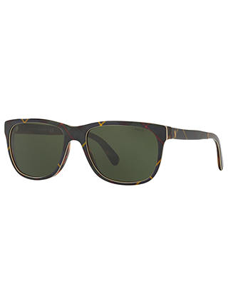 Polo Ralph Lauren PH4116 Square Sunglasses, Multi/Green