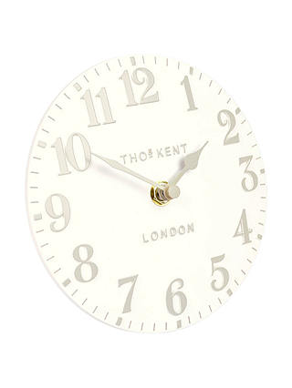 Thomas Kent Arabic Mantel Clock, Dia.15cm