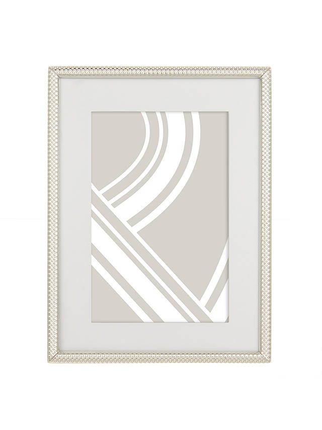 John Lewis & Partners Cambridge Photo Frame, Silver Plated