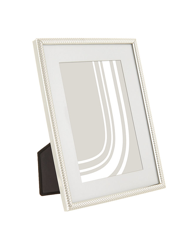John Lewis Cambridge Photo Frame, Silver Plated, 6 x 8" (15 x 21cm)