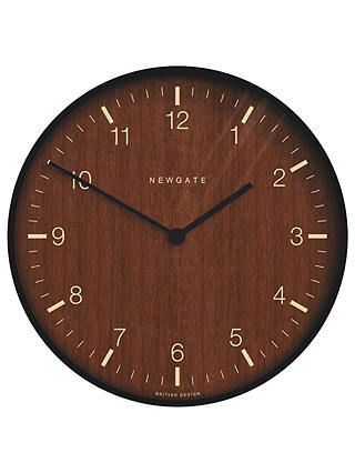 Newgate No.1 Wooden Wall Clock, Dia.53cm, Brown