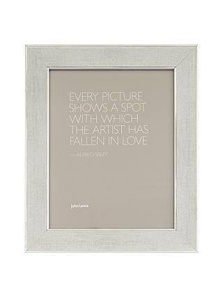 John Lewis & Partners Daria Linen Effect Photo Frame, 10 x 12" (24 x 30cm)