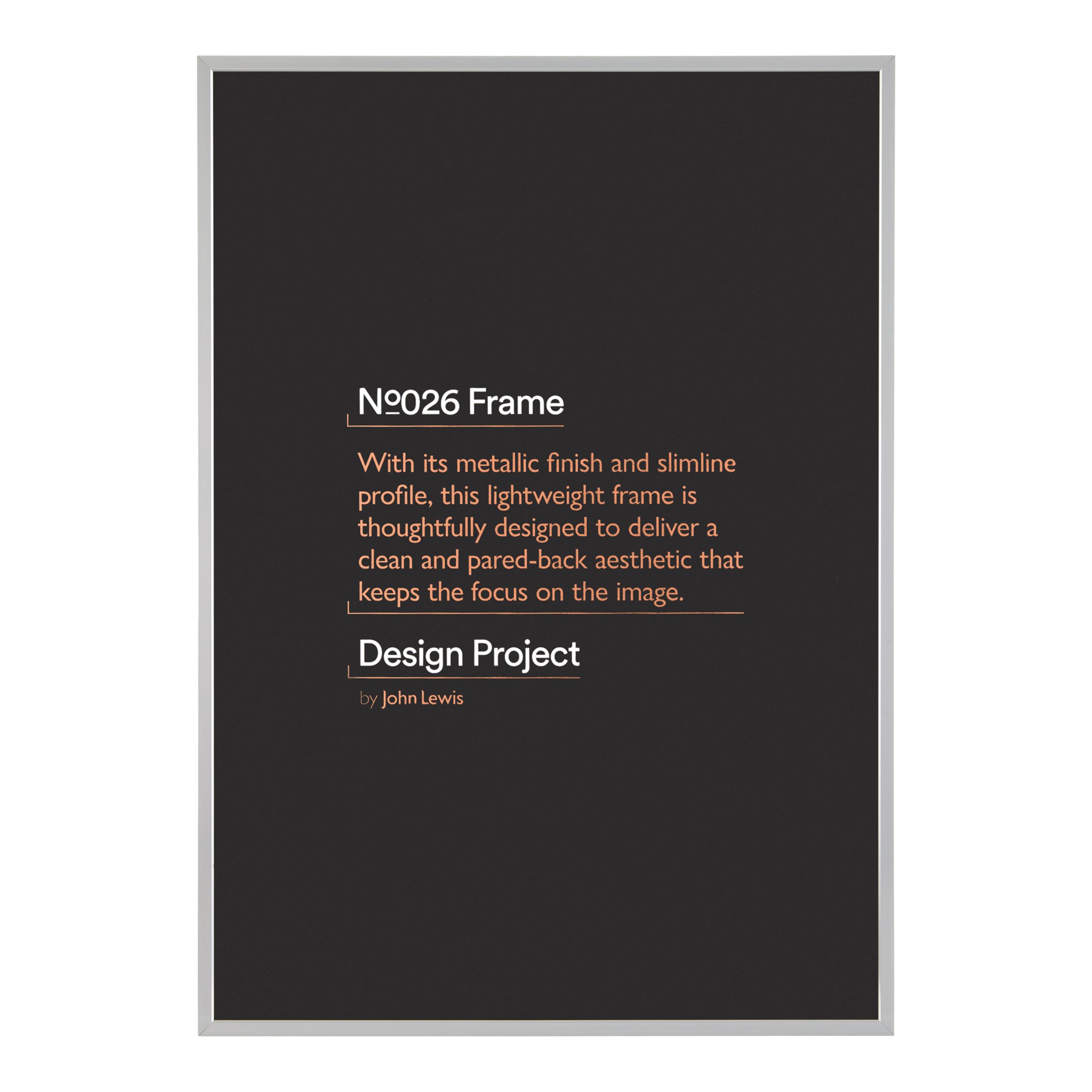 Design Project by John Lewis No.026 Metal Photo Frame, A2
