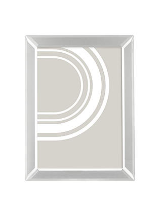 John Lewis & Partners Simple Bevel Photo Frame, A4, Silver