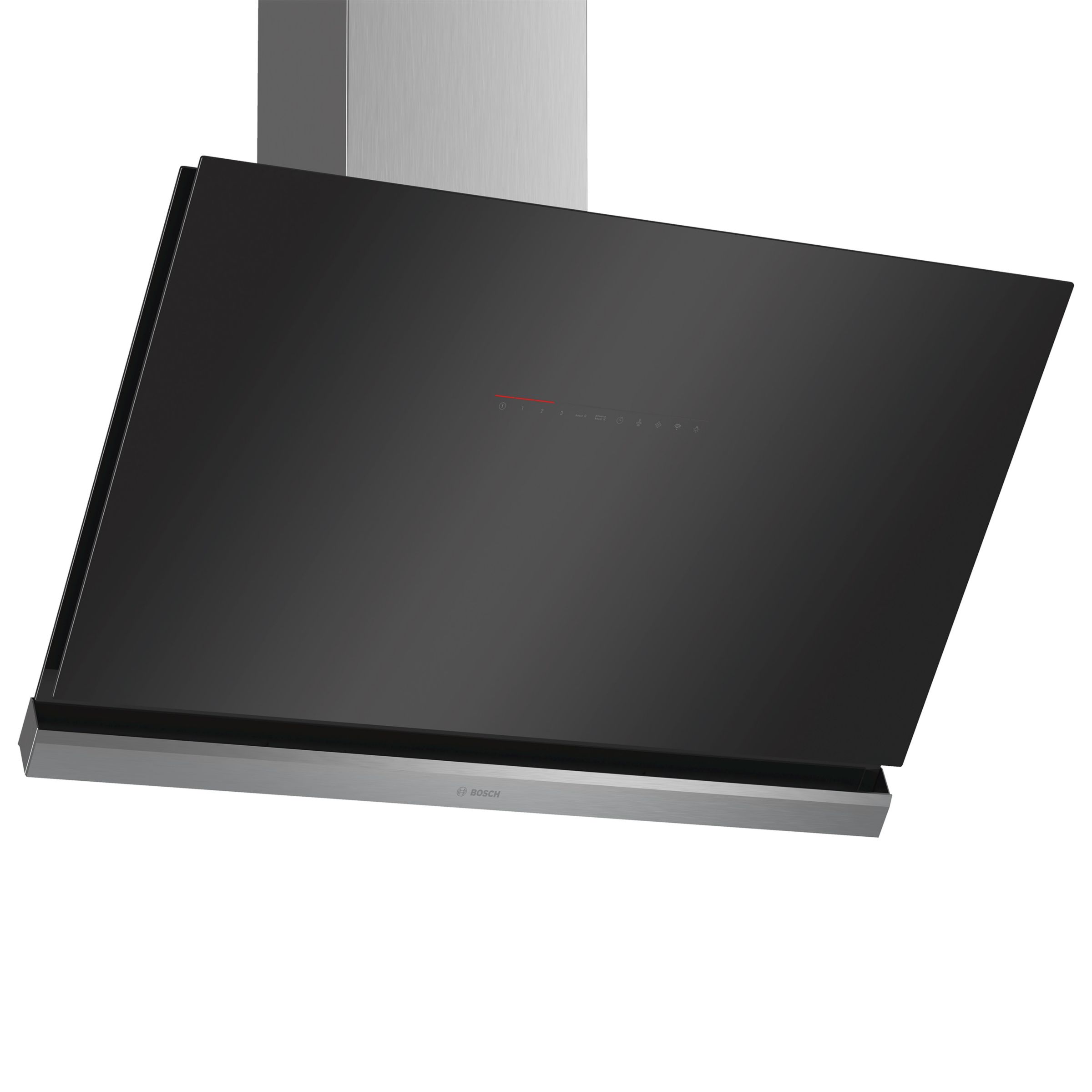 Bosch DWK98PR60B Angled Chimney Cooker Hood Black