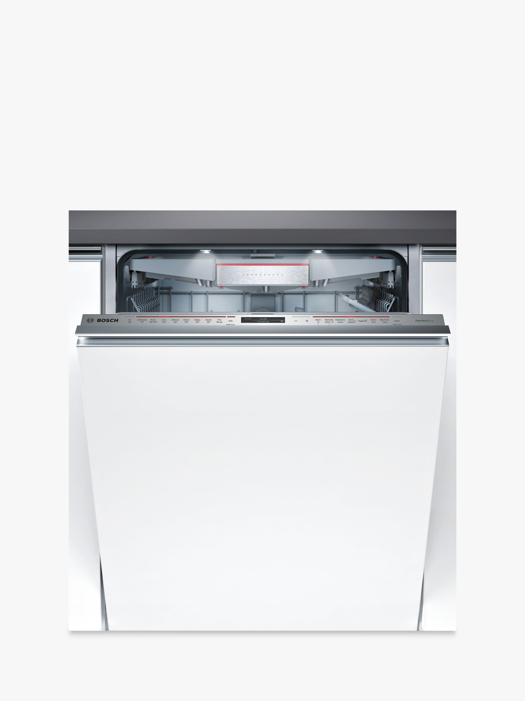 Bosch SMV68TD06G Integrated Dishwasher, Stainless Steel