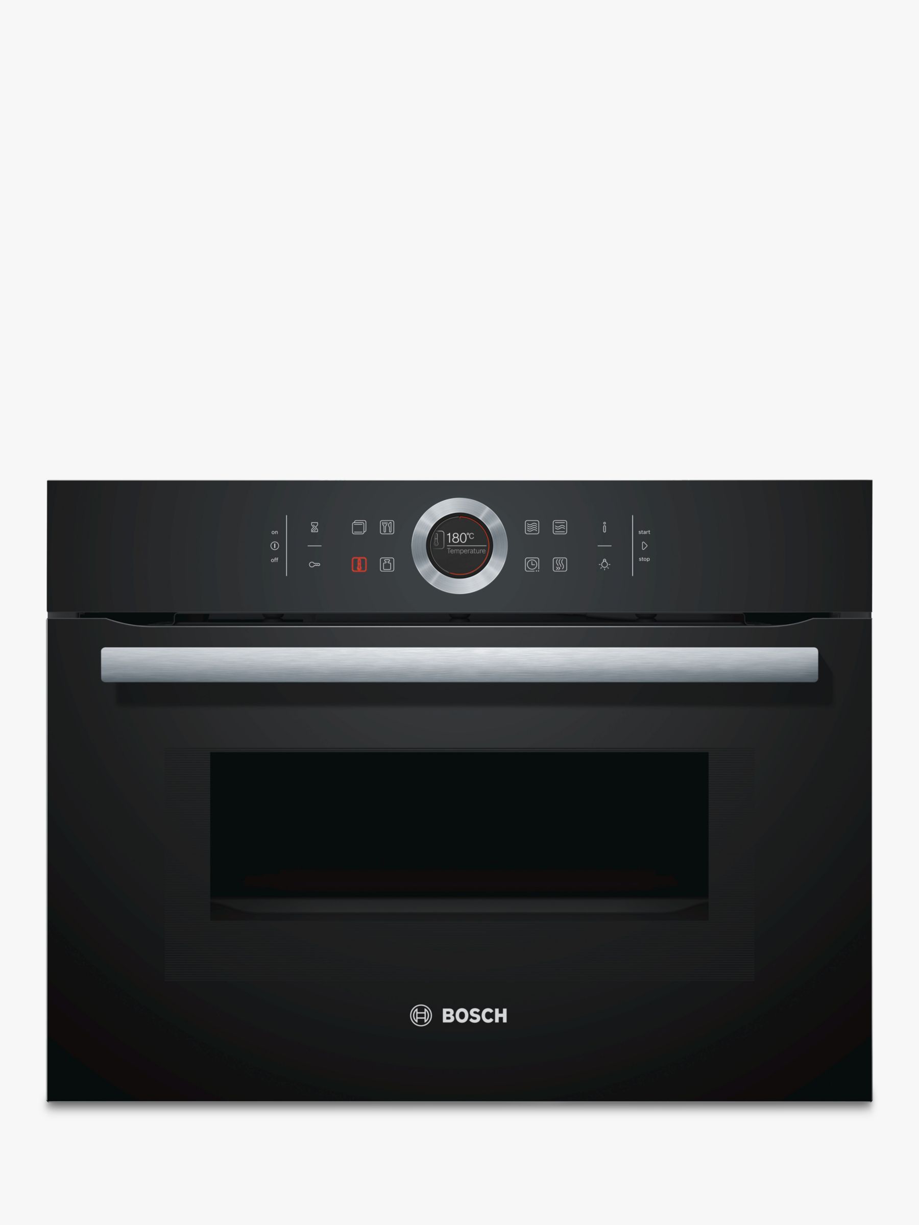 Bosch CMG633BB1B Built-In Compact Oven with Microwave, Black