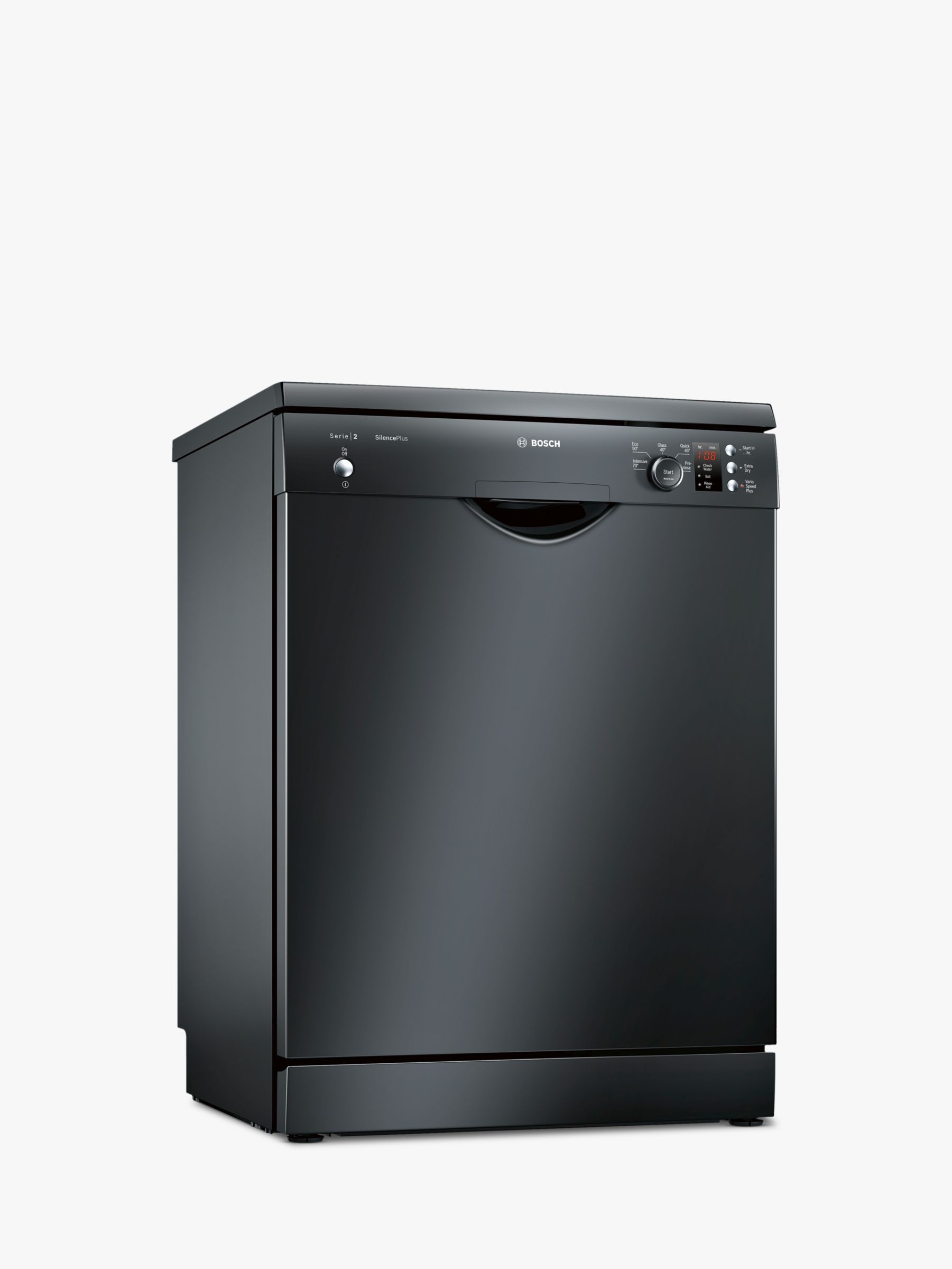 Bosch SMS25AB00G Freestanding Dishwasher, A++ Energy Rating, 60cm Wide