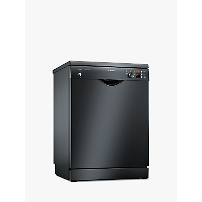 Bosch SMS25AB00G Freestanding Dishwasher, Black