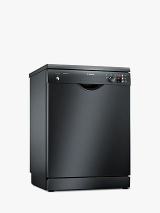 Bosch SMS25AB00G Freestanding Dishwasher, A++ Energy Rating, 60cm Wide, Black