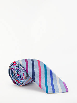 Paul Smith Multi Stripe Silk Tie
