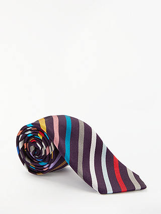 Paul Smith Multi Stripe Silk Tie
