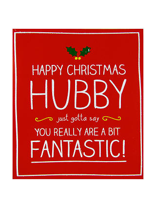 Happy Jackson Husband A Bit Fantastic Christmas Card
