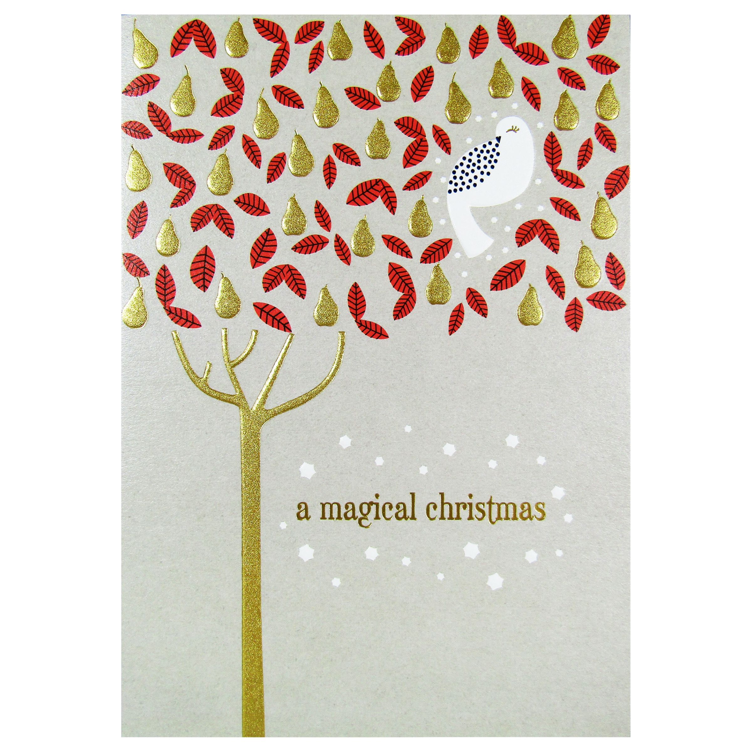 Art File Partridge In Pear Tree Christmas Card
