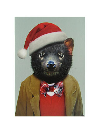 Lagom Designs Tasmanian Devil Christmas Pup Card