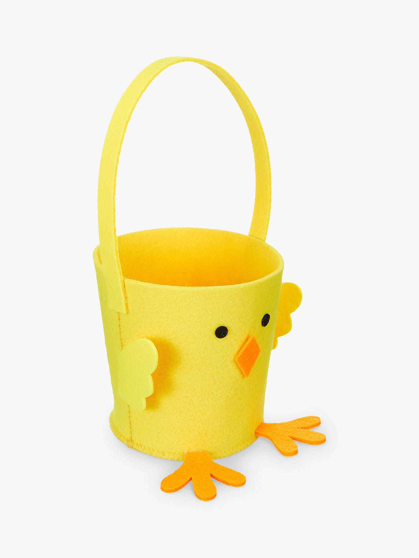 John Lewis & Partners Easter Chick Basket, Yellow at John Lewis & Partners