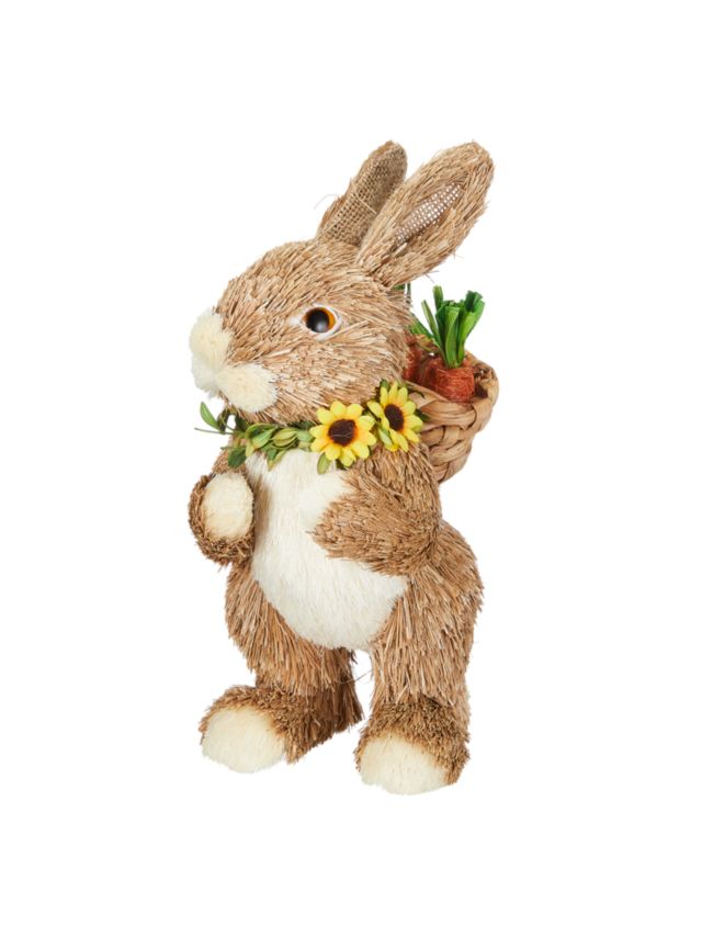 Straw Rabbits Bunny/Easter Decorations