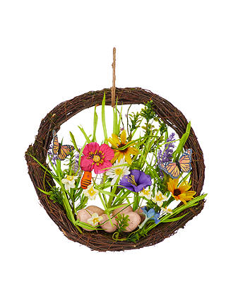John Lewis & Partners Easter Floral Wreath, Natural