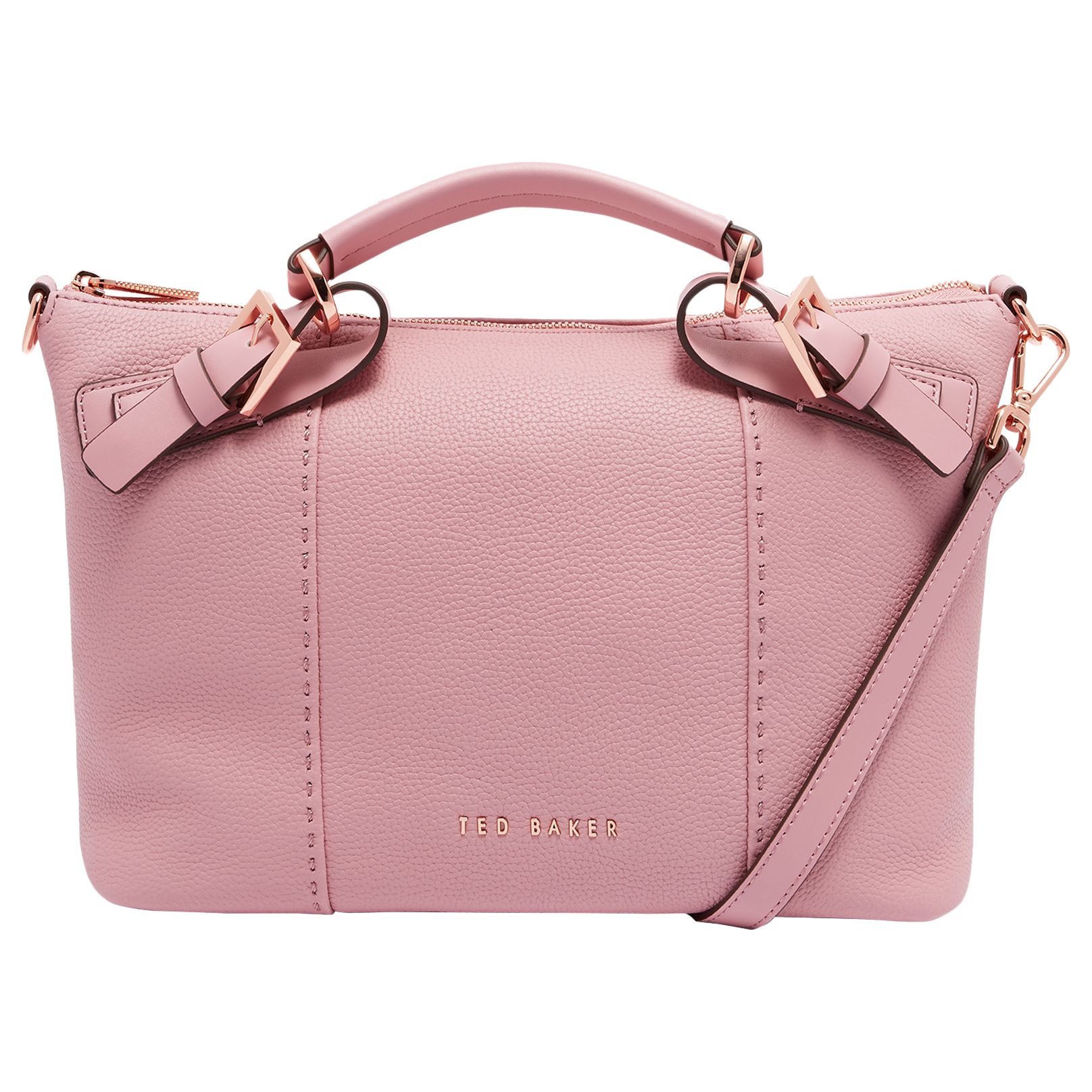Ted Baker Salbett Pop Hand Leather Small Tote Bag at John Lewis & Partners