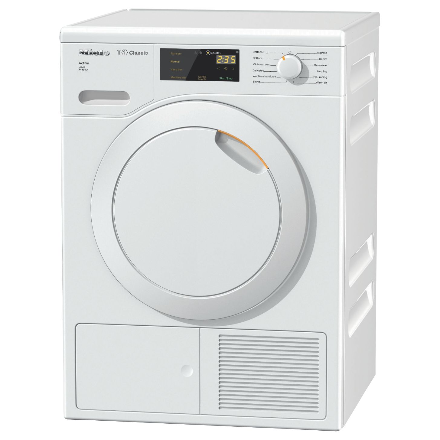 Miele TDB220WP Heat Pump Tumble Dryer, 7kg Load, A++ Energy Rating, White