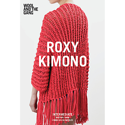 Wool and the Gang Women's Roxy Kimono Knitting Pattern Review