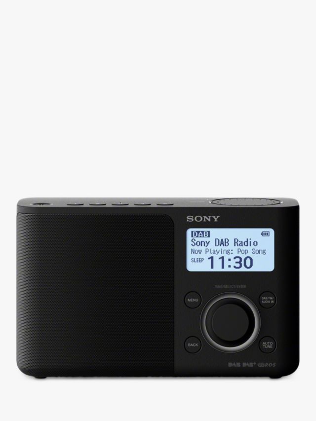 DAB/DAB+/FM Black Portable Radio, Sony XDR-S61D Digital