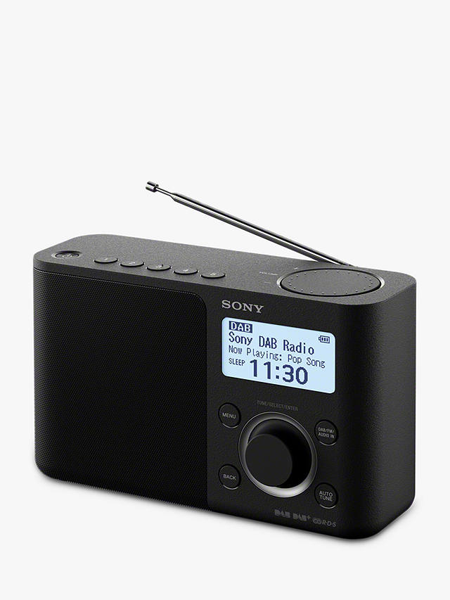 Sony XDR-S61D Portable DAB/DAB+/FM Digital Radio, Black