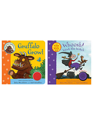 Whoosh Went The Witch & Gruffalo Growl Children's Book, Pack of 2