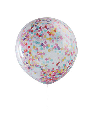 Ginger Ray Confetti Filled Balloons, Pack of 3