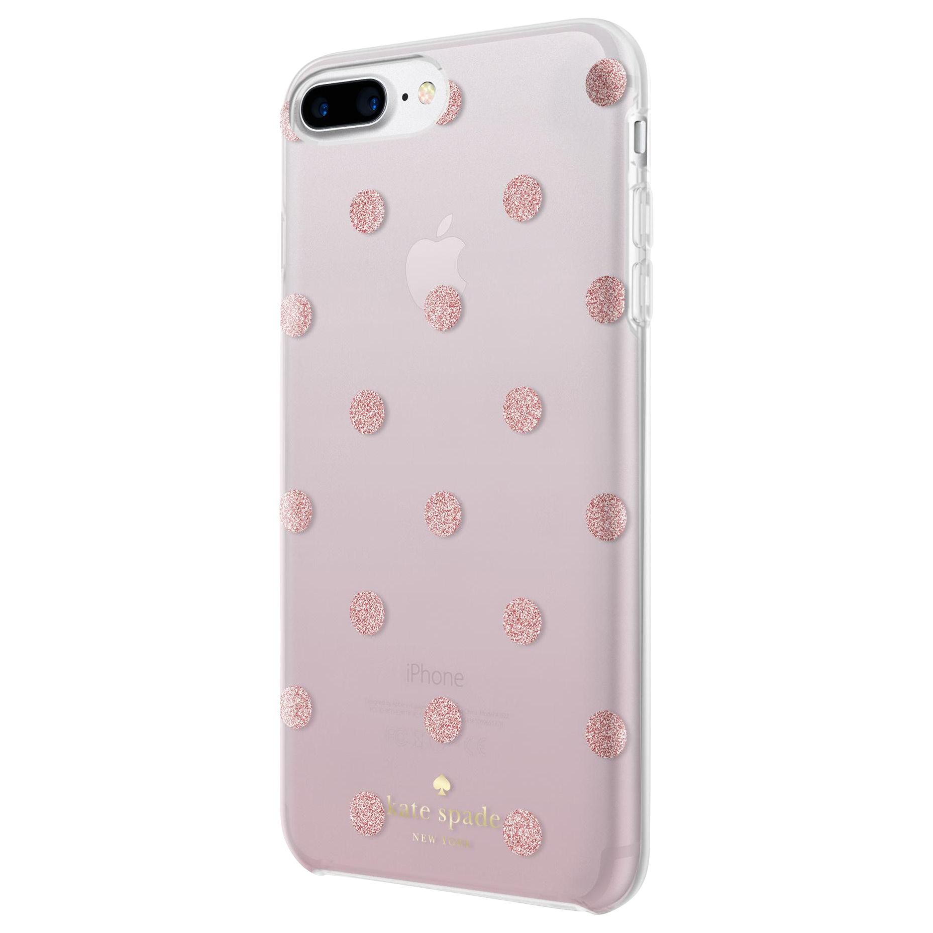 kate spade new york Ombre Dot Case for iPhone 7 Plus and iPhone 8 Plus,  Clear/