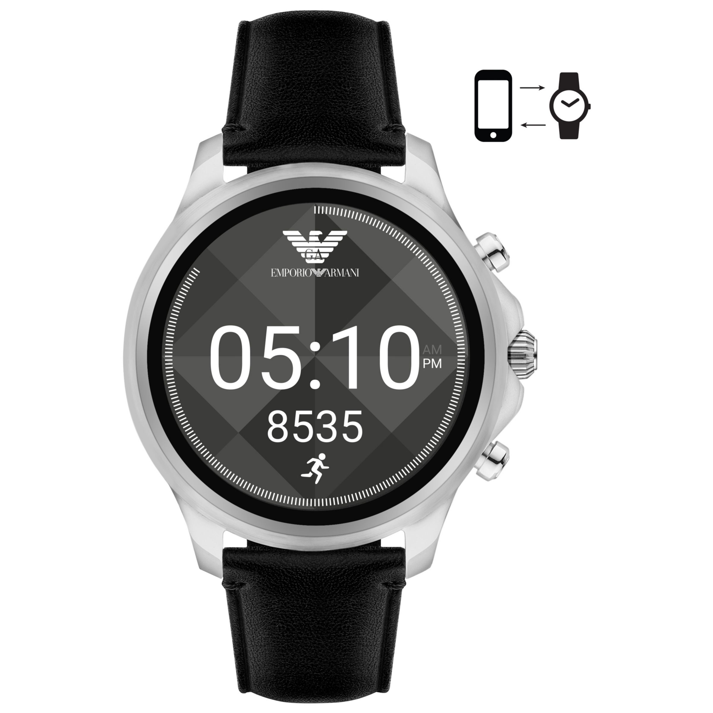 armani connected touchscreen smartwatch