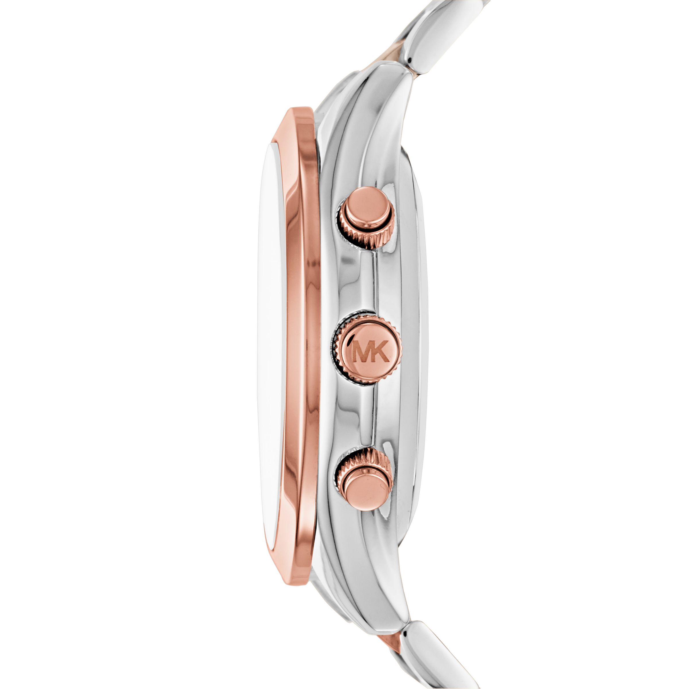 Michael Kors Access MKT4018 Women's Slim Runway Bracelet Strap Hybrid  Smartwatch, Rose Gold/Silver