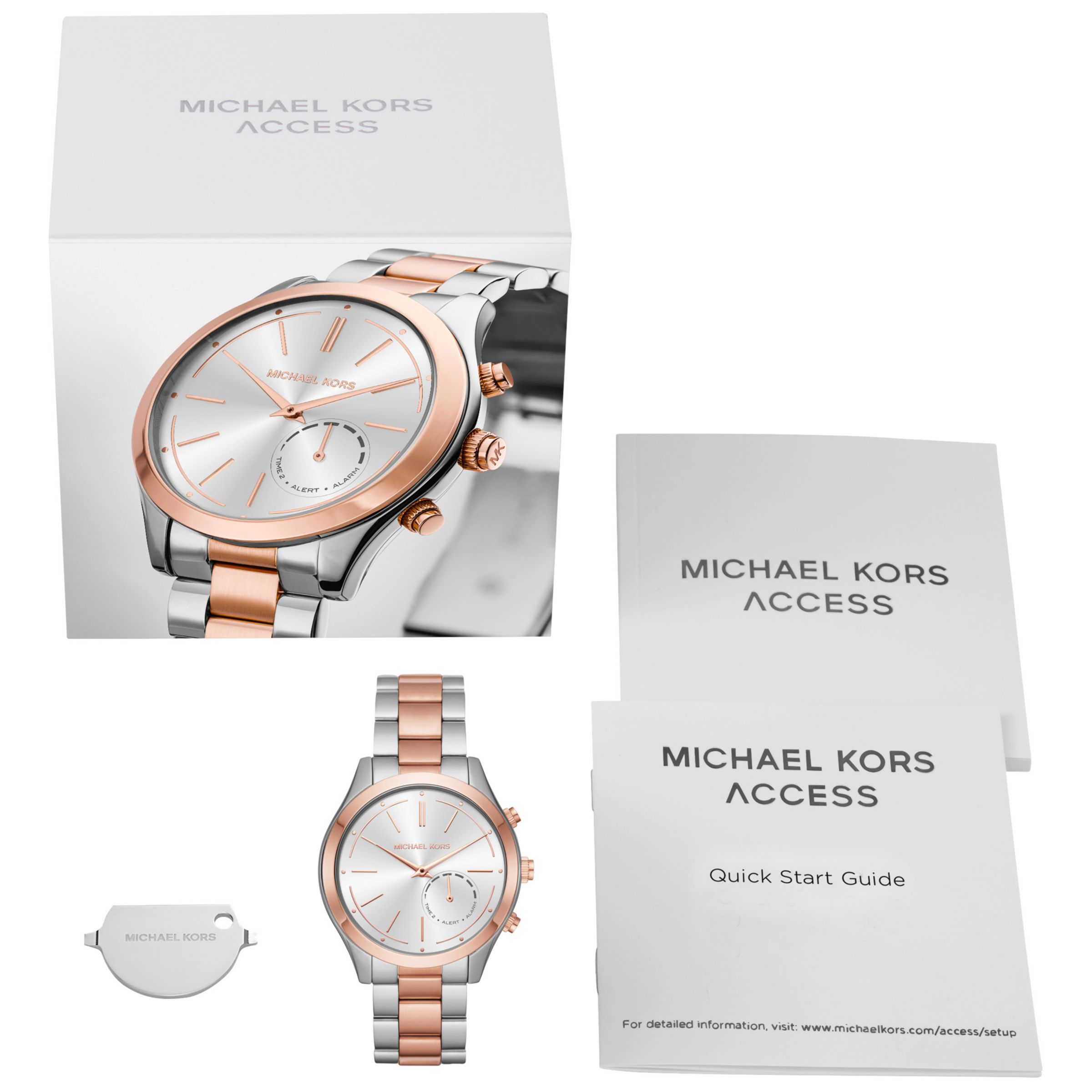 michael kors hybrid watch setup