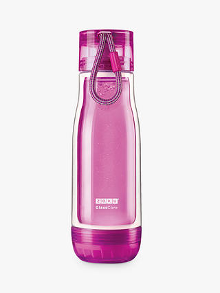 Zoku 16Oz Everyday Glass Core Drinks Bottle, Purple, 475ml