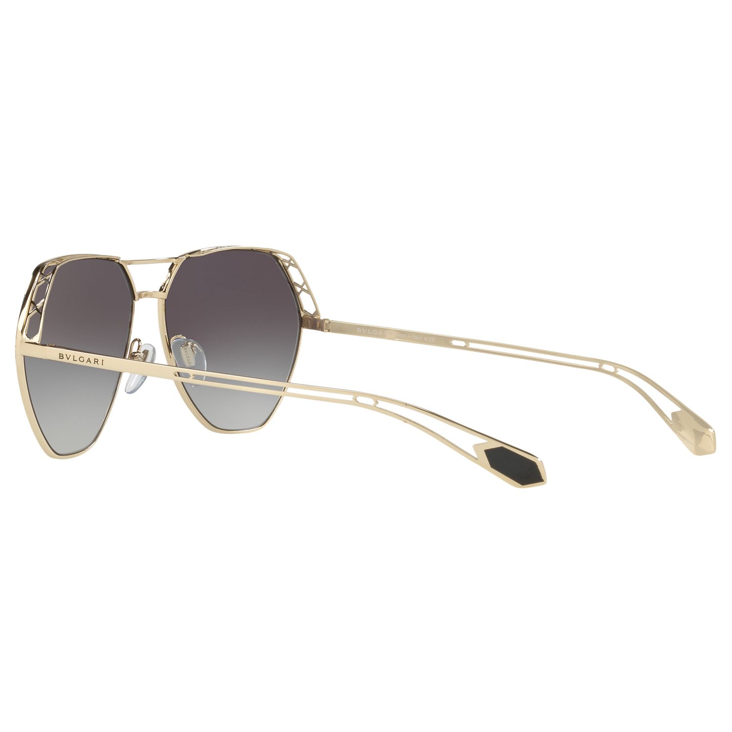 Aviator Sunglasses, Gold/Black 