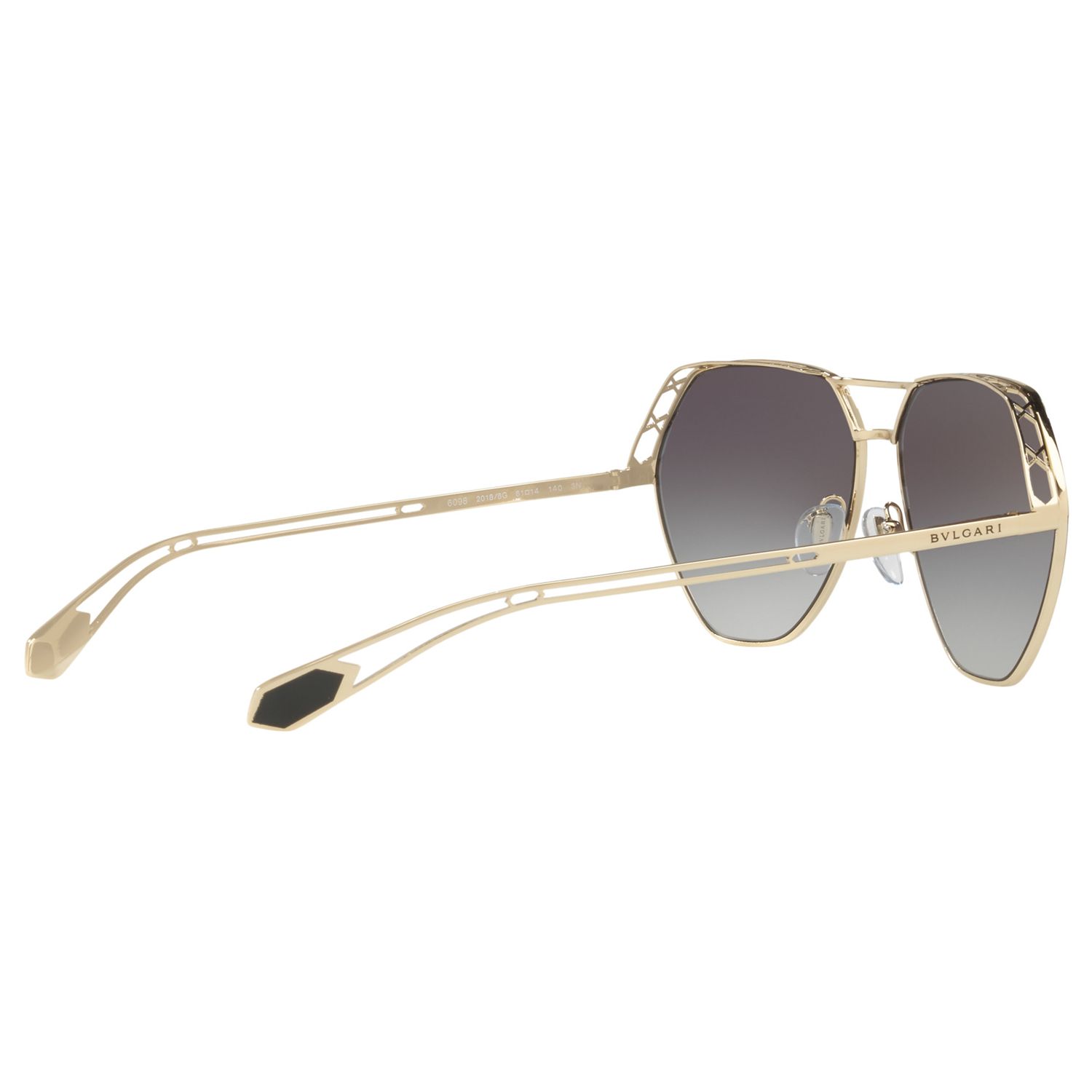 Aviator Sunglasses, Gold/Black 
