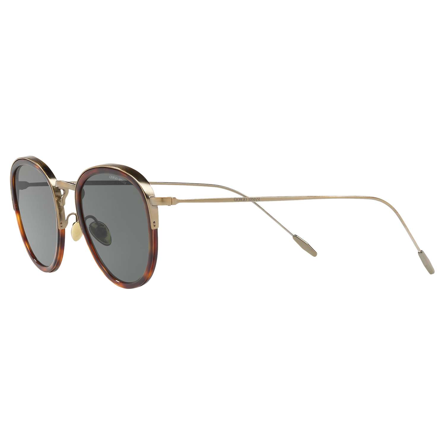 Buy Giorgio Armani AR6068 Men's Frames of Life Round Sunglasses Online at johnlewis.com