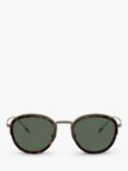 Giorgio Armani AR6068 Men's Frames of Life Round Sunglasses