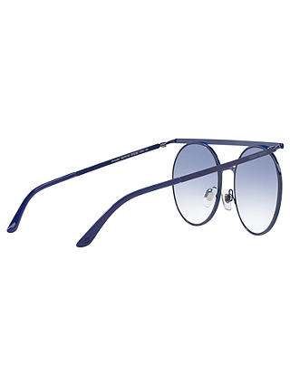 Giorgio Armani AR6069 Round Sunglasses, Navy/Blue Gradient