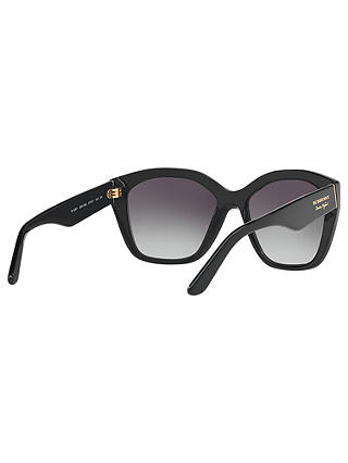 Burberry BE4261 Square Sunglasses, Black/Grey Gradient